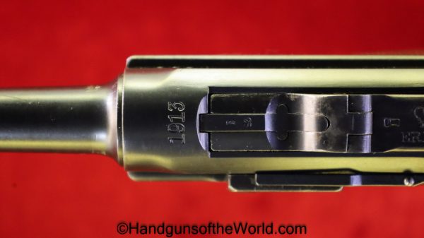 Luger P.08 Erfurt 1913, 9mm, Police Reissue with a Matching Magazine - Image 9