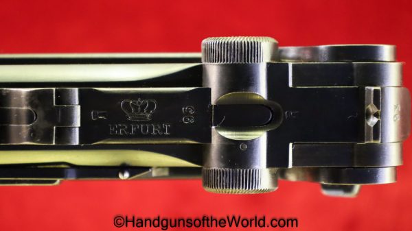Luger P.08 Erfurt 1913, 9mm, Police Reissue with a Matching Magazine - Image 10