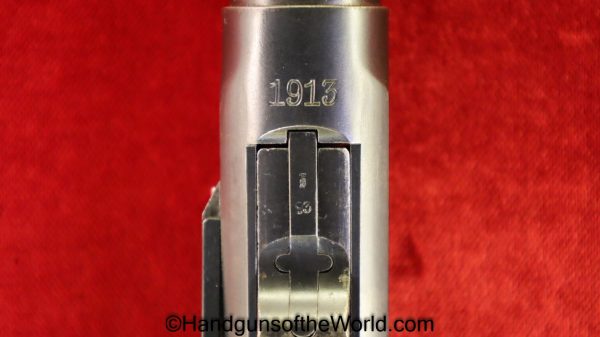 Luger P.08 Erfurt 1913, 9mm, Police Reissue with a Matching Magazine - Image 32