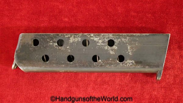 FN, Browning, 1922, 7.65mm, Magazine, Clip, Mag, Original, Collectible, German, Germany, Belgian, Belgium, Handgun, Pistol, Hand gun, 7.65, 32, .32, acp