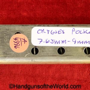 Ortgies, Pocket, 7.65mm, 9mm, Magazine, Clip, Mag, Original, Collectible, 7.65, German, Germany, Handgun, Pistol, 380, .380, acp, auto, 32, .32