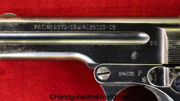 Steyr 1909, 7.65mm, German Crown N & Retailer Marked - Image 14