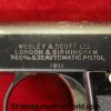 Webley, M&P, 7.65mm, WWI, KIA, Provenance, with Holster, Handgun, Pistol, C&R, Collectible, 1911, Pocket, WW1, 7.65, 32, .32, acp, auto, Hand gun