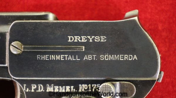 Dreyse 1907, 7.65mm, Police Marked - Image 13