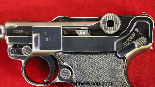 Luger, P.08, Mauser, 42, 1940, 9mm, Black Widow, WWII, German, German, Handgun, Pistol, C&R, Collectible, P08, P 08, P-08, WW2, BW, Hand gun