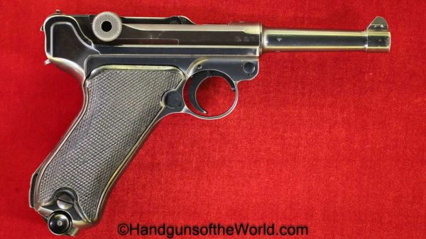 Luger, P.08, Mauser, 42, 1940, 9mm, Black Widow, WWII, German, German, Handgun, Pistol, C&R, Collectible, P08, P 08, P-08, WW2, BW, Hand gun