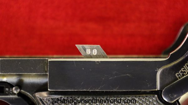 Luger P.08, Mauser 42-1940, 9mm, Black Widow-WWII German Issue - Image 22