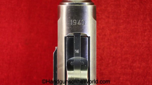 Luger P.08, Mauser 42-1940, 9mm, Black Widow-WWII German Issue - Image 29