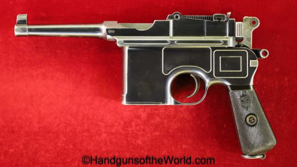 Mauser, 1896, 7.63mm, Early, Bolo, with Stock, C96, Handgun, Pistol, C&R, Collectible, German, Germany, 7.63, Stocked, Hand gun