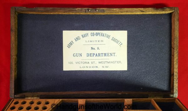 Webley WG Army Models, .455/.476 caliber, Double Cased Set with Provenance - Image 59