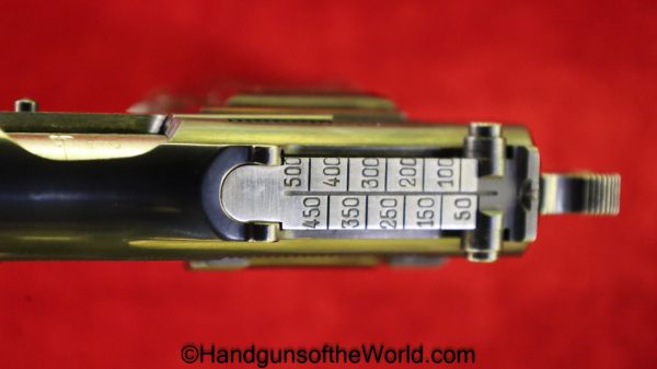 Browning Hi-Power, 9mm, Tangent Sight, Stock Slot-El Capitan-Mint in Pouch - Image 12