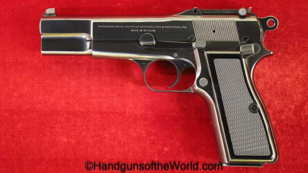 Browning, Hi-Power, 9mm, Tangent Sight, Stock Slot, El Capitan, Mint, in Pouch, Handgun, Pistol, C&R, Collectible, Hi Power, Belgian, Belgium, BHP