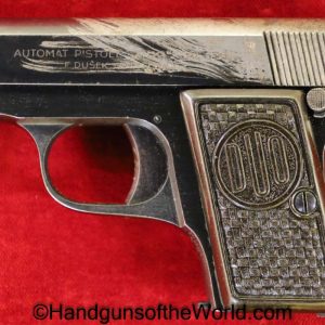 CZ, Duo, 6.35mm, Dated, 1944, German, Germany, WWII, WW2, Handgun, Pistol, C&R, Collectible, VP, Vest Pocket, Czech, Czechoslovakia, 25, .25, acp, auto