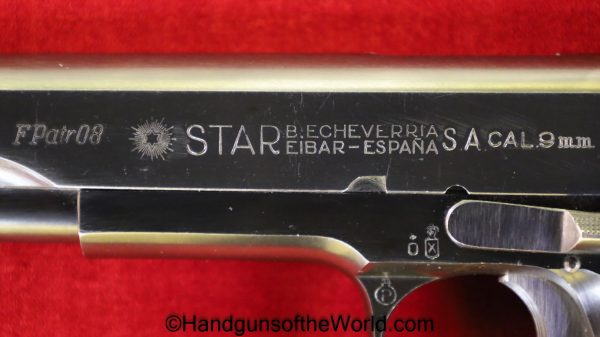 Star, Model B, 9mm, German, WWII, Fantastic, WW2, Germany, Handgun, Pistol, C&R, Collectible, WaAD20, 1944, B, Model, Spain, Spanish, WaA D20, Hand gun