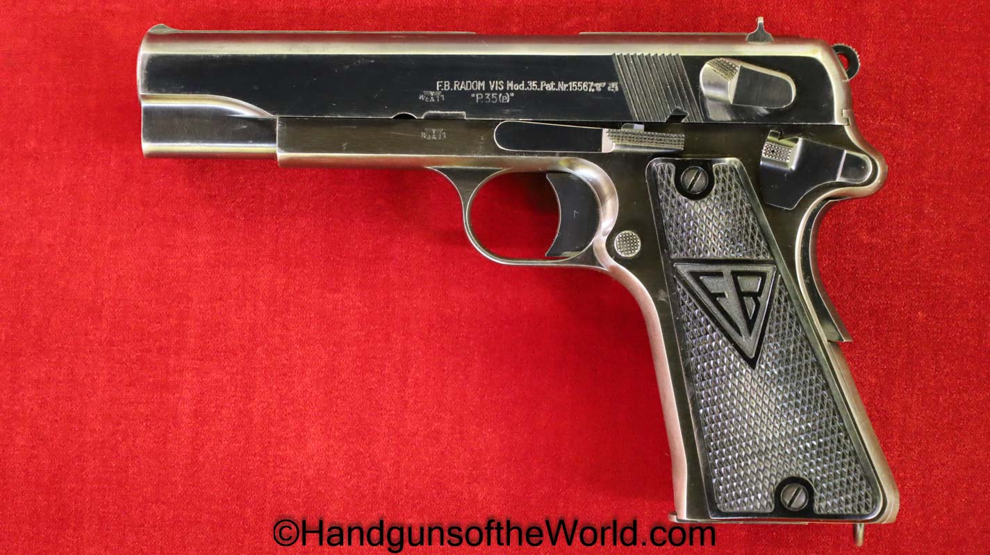 Radom, VIS, P-35, 9mm, German, WWII, Type 1, Type I, Germany, WW2, Handgun, Pistol, C&R, Collectible, P35, P 35, P.35, WW2, Type, I, 1, Early