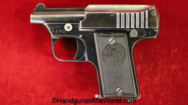Bernado, Vest Pocket, 6.35mm, Unique Barrel Latch, Bernedo, Spain, Spanish, Handgun, Pistol, C&R, Collectible, VP, .25, 25, acp, auto, 6.35