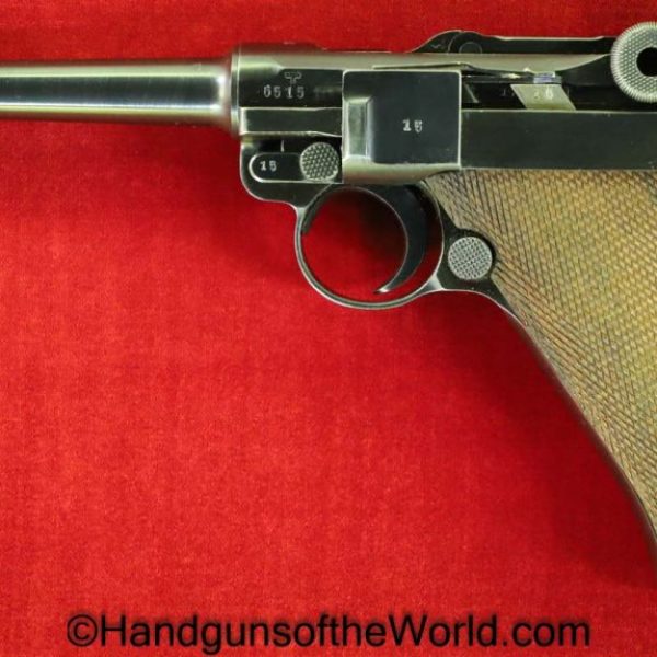 Luger, P.08, Mauser Banner, 1941, Police, Eagle L, Matching Magazine, Fantastic, German, Germany, Handgun, Pistol, C&R, Collectible, WWII, WW2, P08, E/L