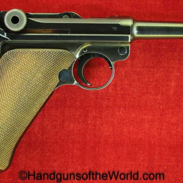 Luger, P.08, Mauser Banner, 1941, Police, Eagle L, Matching Magazine, Fantastic, German, Germany, Handgun, Pistol, C&R, Collectible, WWII, WW2, P08, E/L
