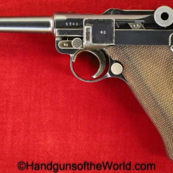Luger, P.08, Mauser, S/42, 1936, 9mm, German, WWII, Matching Magazine, Matching Mag, Handgun, Pistol, C&R, Collectible, S42, S-42, Germany, WW2, P08, P-08