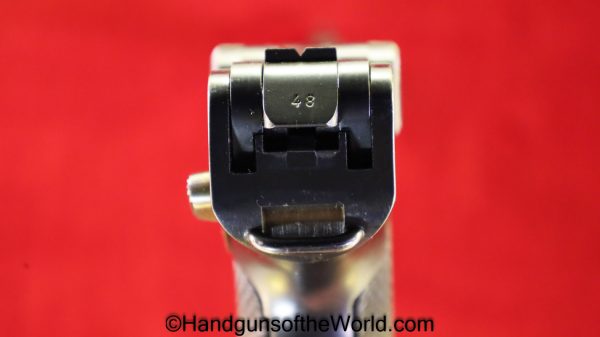 Luger P.08, Mauser S/42-1936, 9mm, German WWII Issue with a Matching Magazine - Image 11