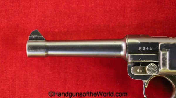 Luger P.08, Mauser S/42-1936, 9mm, German WWII Issue with a Matching Magazine - Image 13