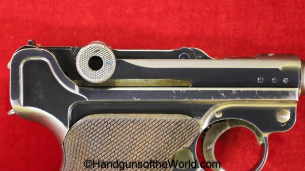 Luger P.08, Mauser S/42-1936, 9mm, German WWII Issue with a Matching Magazine - Image 15