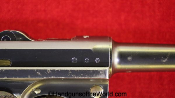 Luger P.08, Mauser S/42-1936, 9mm, German WWII Issue with a Matching Magazine - Image 16