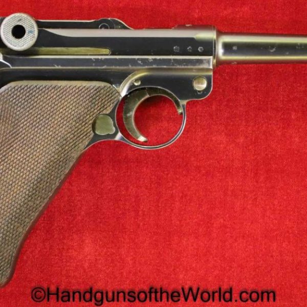Luger, P.08, Mauser, S/42, 1936, 9mm, German, WWII, Matching Magazine, Matching Mag, Handgun, Pistol, C&R, Collectible, S42, S-42, Germany, WW2, P08, P-08