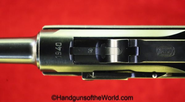 Luger P.08, 9mm, Mauser Banner 1940, Police Eagle C with a Matching Magazine-Mint - Image 10