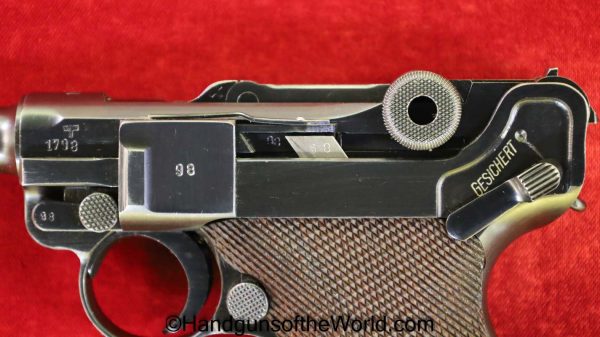 Luger P.08, 9mm, Mauser Banner 1940, Police Eagle C with a Matching Magazine-Mint - Image 13