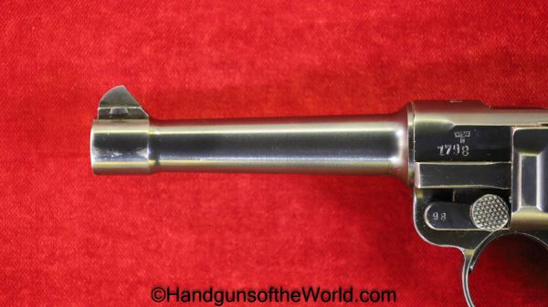 Luger P.08, 9mm, Mauser Banner 1940, Police Eagle C with a Matching Magazine-Mint - Image 14