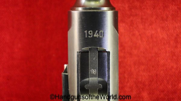 Luger P.08, 9mm, Mauser Banner 1940, Police Eagle C with a Matching Magazine-Mint - Image 32