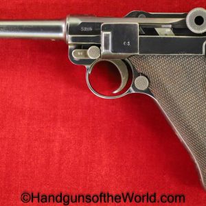 Luger, P.08, DWM, 1916, 9mm, Matching Magazine, Matching Mag, German, Germany, Handgun, Pistol, C&R, Collectible, WWI, WW1, P08, P 08, P-08, Hand gun
