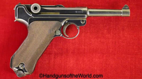Luger, P.08, DWM, 1916, 9mm, Matching Magazine, Matching Mag, German, Germany, Handgun, Pistol, C&R, Collectible, WWI, WW1, P08, P 08, P-08, Hand gun
