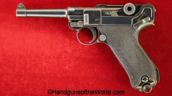 Luger, P.08, DWM, 9mm, Dated, 1915, with Unit Markings, Unit Marked, German, Germany, Handgun, Pistol, C&R, Collectible, WWI, WW1, P08, P 08, P-08