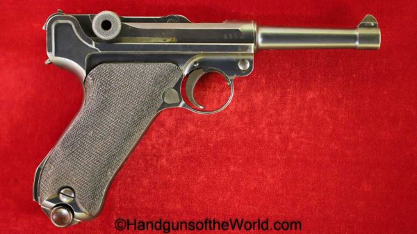 Luger, P.08, DWM, 9mm, Dated, 1915, with Unit Markings, Unit Marked, German, Germany, Handgun, Pistol, C&R, Collectible, WWI, WW1, P08, P 08, P-08