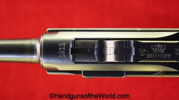 Luger P.08 Erfurt 1912, 9mm with a Matching Magazine - Image 11