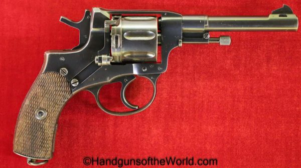 Russian, 1895, Nagant, 7.62mm, Dated, 1938, Handgun, Revolver, C&R, Collectible, 7.62, Russian, Soviet, Soviet Union, USSR, WWII, WW2, Hand gun