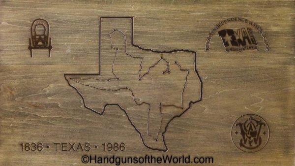 S&W, Model 544, Texas Wagon Train, Commemorative, .44-40, 44-40, 544, Texas, Wagon Train, Handgun, Revolver, Collectible, Cased, with Case, Smith and Wesson
