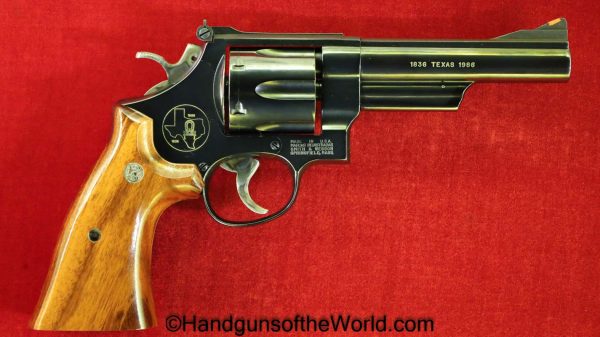 S&W, Model 544, Texas Wagon Train, Commemorative, .44-40, 44-40, 544, Texas, Wagon Train, Handgun, Revolver, Collectible, Cased, with Case, Smith and Wesson