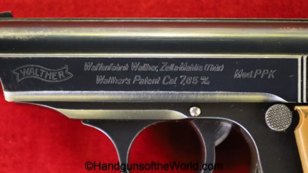 Walther, PPk, 7.65mm, Pre-War, with Holster, 1933, German, Germany, Handgun, Pistol, C&R, Collectible, 32, .32, acp, auto, 7.65, Pre War, Pocket