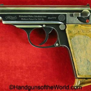 Walther, PPk, 7.65mm, RZM, Slide, Logo, German, Germany, Handgun, Pistol, C&R, Collectible, Pocket, 7.65, 32, .32, acp, auto, NSDAP, Hand gun