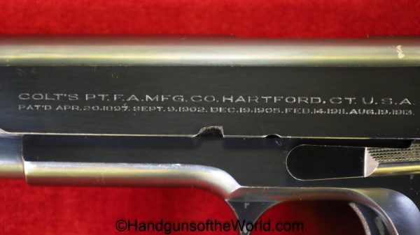 Colt, Government Model, National Match, .45acp, with Letter, 1938, Pre War, Pre-War, Handgun, C&R, Collectible, Government, Model, 1911, 45, .45, acp,