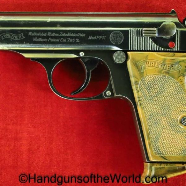 Walther, PPk, 7.65mm, RZM, Slide Logo, German, Germany, NSDAP, Handgun, Pistol, C&R, Collectible, Pocket, 7.65, 32, .32, acp, auto, WWII, WW2, Slide