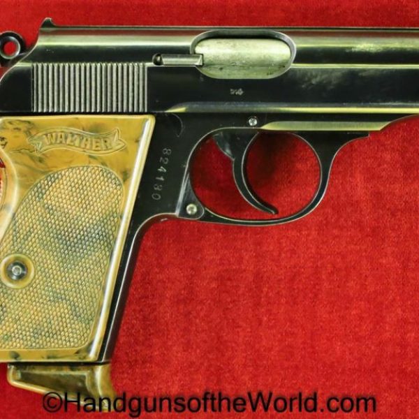 Walther, PPk, 7.65mm, RZM, Slide Logo, German, Germany, NSDAP, Handgun, Pistol, C&R, Collectible, Pocket, 7.65, 32, .32, acp, auto, WWII, WW2, Slide