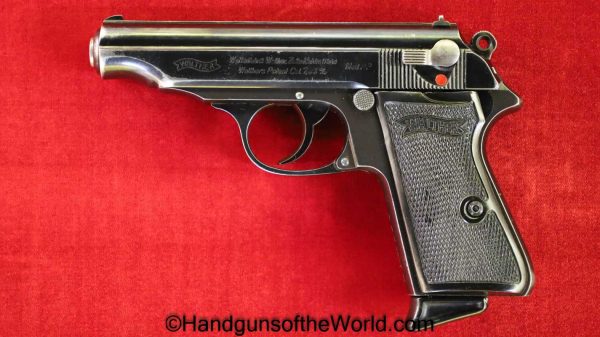 Walther, PP, 7.65mm, RFV Marked, RFV, German, Germany, WWII, WW2, Handgun, Pistol, C&R, Collectible, 32, .32, acp, auto, 7.65, Pocket, Hand gun