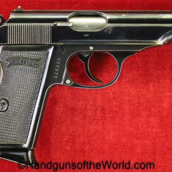 Walther, PP, 7.65mm, RFV Marked, RFV, German, Germany, WWII, WW2, Handgun, Pistol, C&R, Collectible, 32, .32, acp, auto, 7.65, Pocket, Hand gun