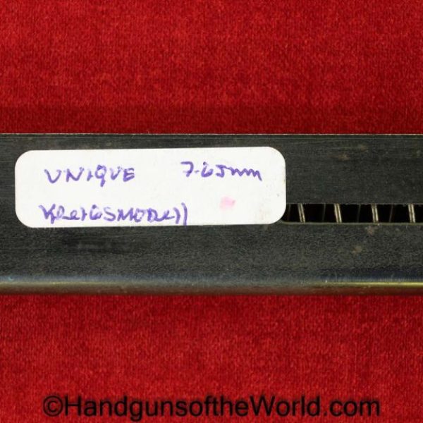 Unique, Kreigsmodell, Model 17, 7.65mm, Magazine, Clip, Mag, Original, Collectible, #102295, 102295, Handgun, Pistol, Kriegsmodell, Model, 17, 32, .32