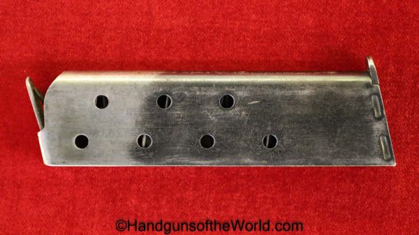 Colt, 1903, Hammerless, .32acp, Magazine, Clip, Mag, Original, Collectible, Pistol, Handgun, Pocket, 32, .32, acp, auto, 7.65, 7.65mm, Hand gun, USA