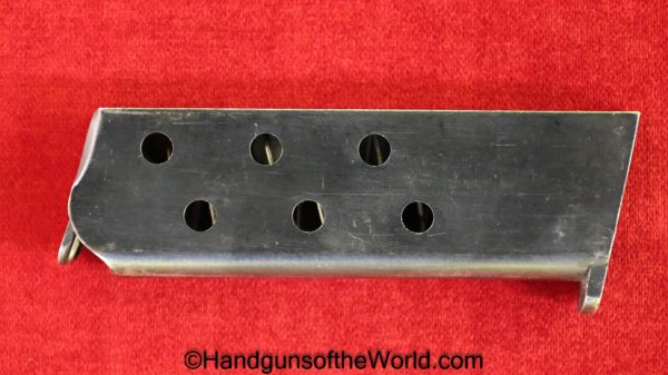 FN, Browning, 1910, 7.65mm, Magazine, Clip, Mag, Original, Collectible, Belgian, Belgium, Handgun, Pistol, Pocket, 7.65, 32, .32, acp, auto, Hand gun